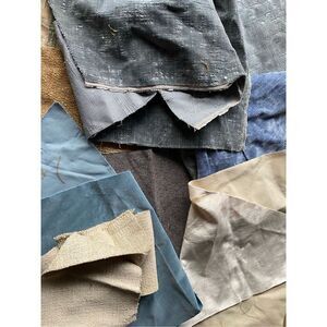 Upholstery Velvet Fabric Remnants Scraps Quilting Crafts Button Doll Furniture M